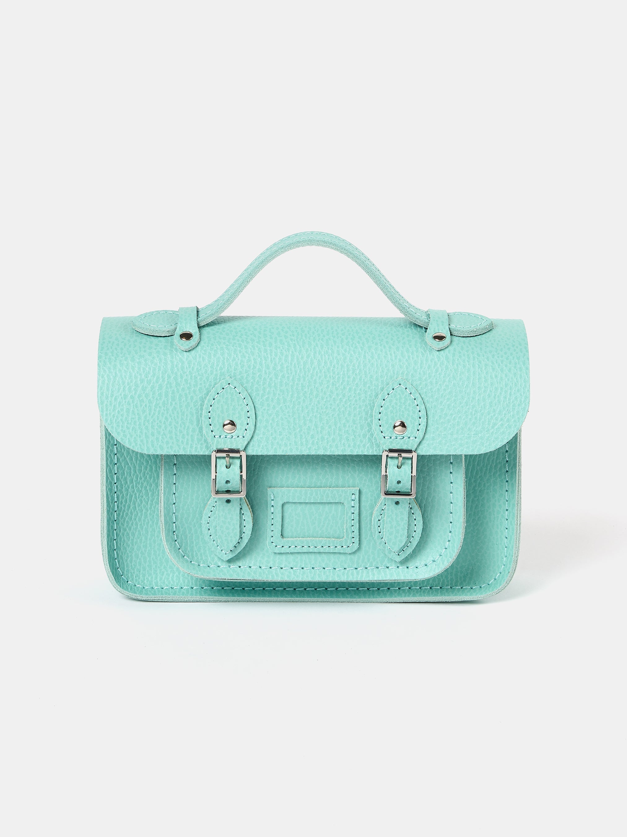 Mini Satchel - Cambridge Blue Celtic Grain | Cambridge Satchel