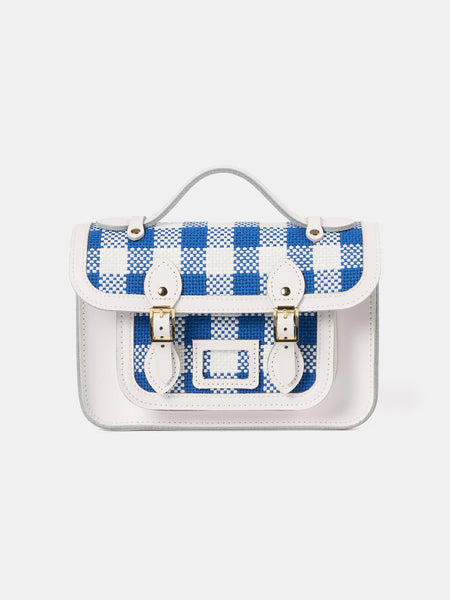 Leather Mini Satchel Bag - Purple | Cambridge Satchel