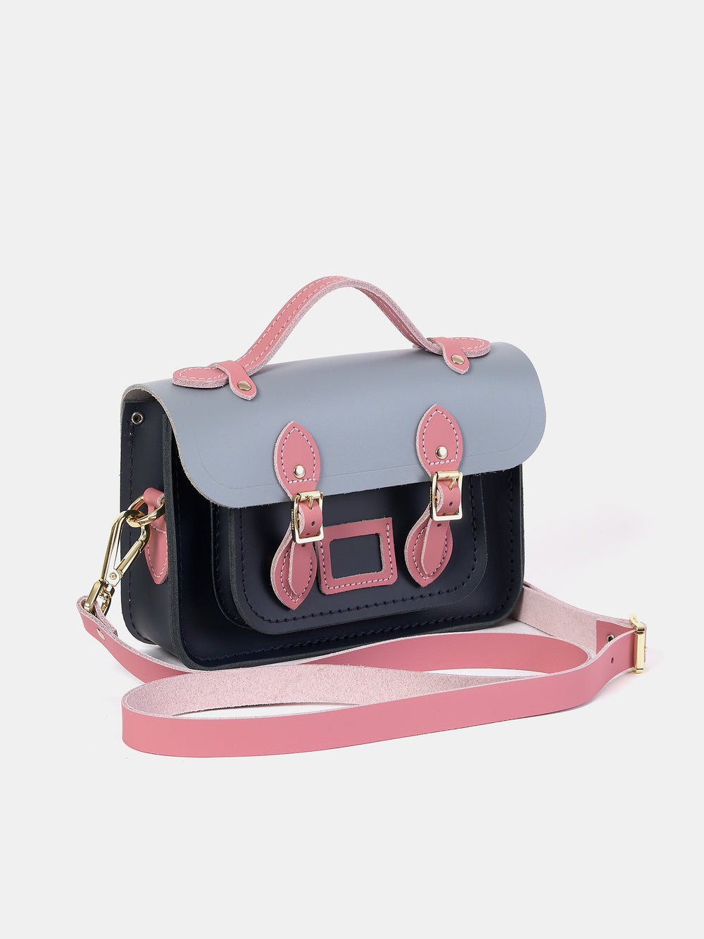 The Mini - Navy, French Grey & Rambling Rose