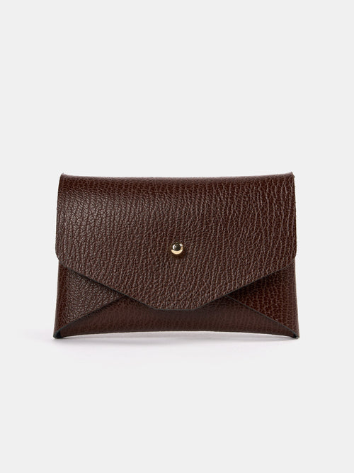 The Mini Purse - Walnut Goat Grain