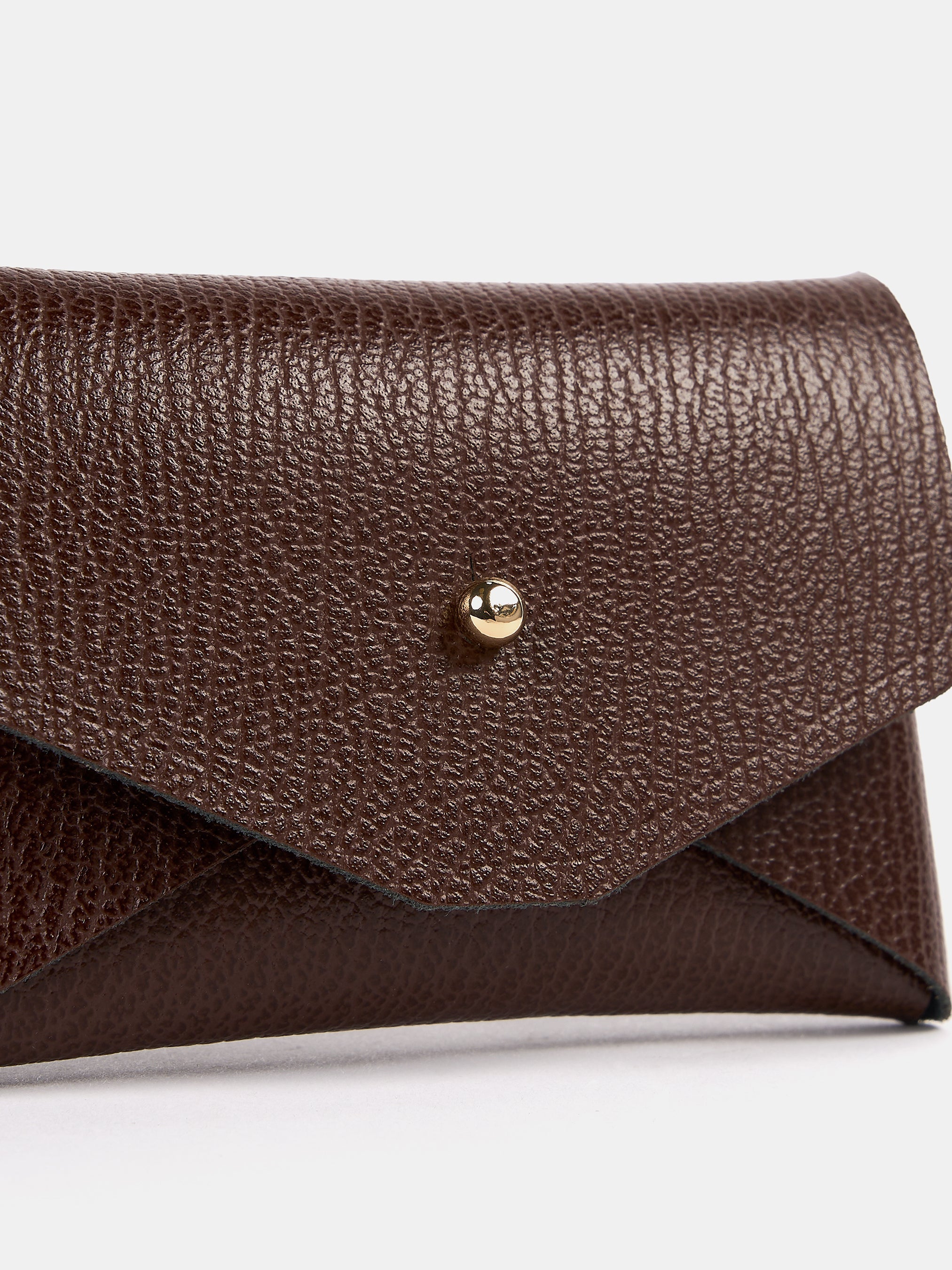 The Mini Purse - Walnut Goat Grain