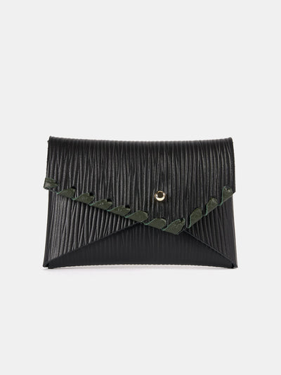 The Mini Purse - Black 1914 Grain