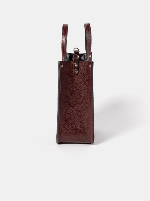 The Mini Tote - Oxblood Celtic Grain - Cambridge Satchel US Store