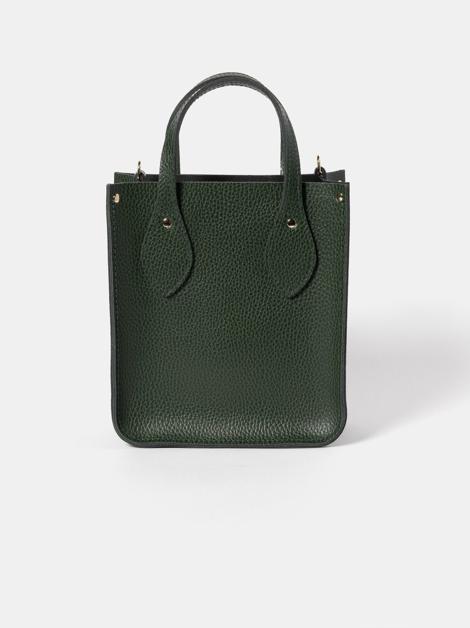 The Mini Tote - Racing Green Celtic Grain - Cambridge Satchel US Store