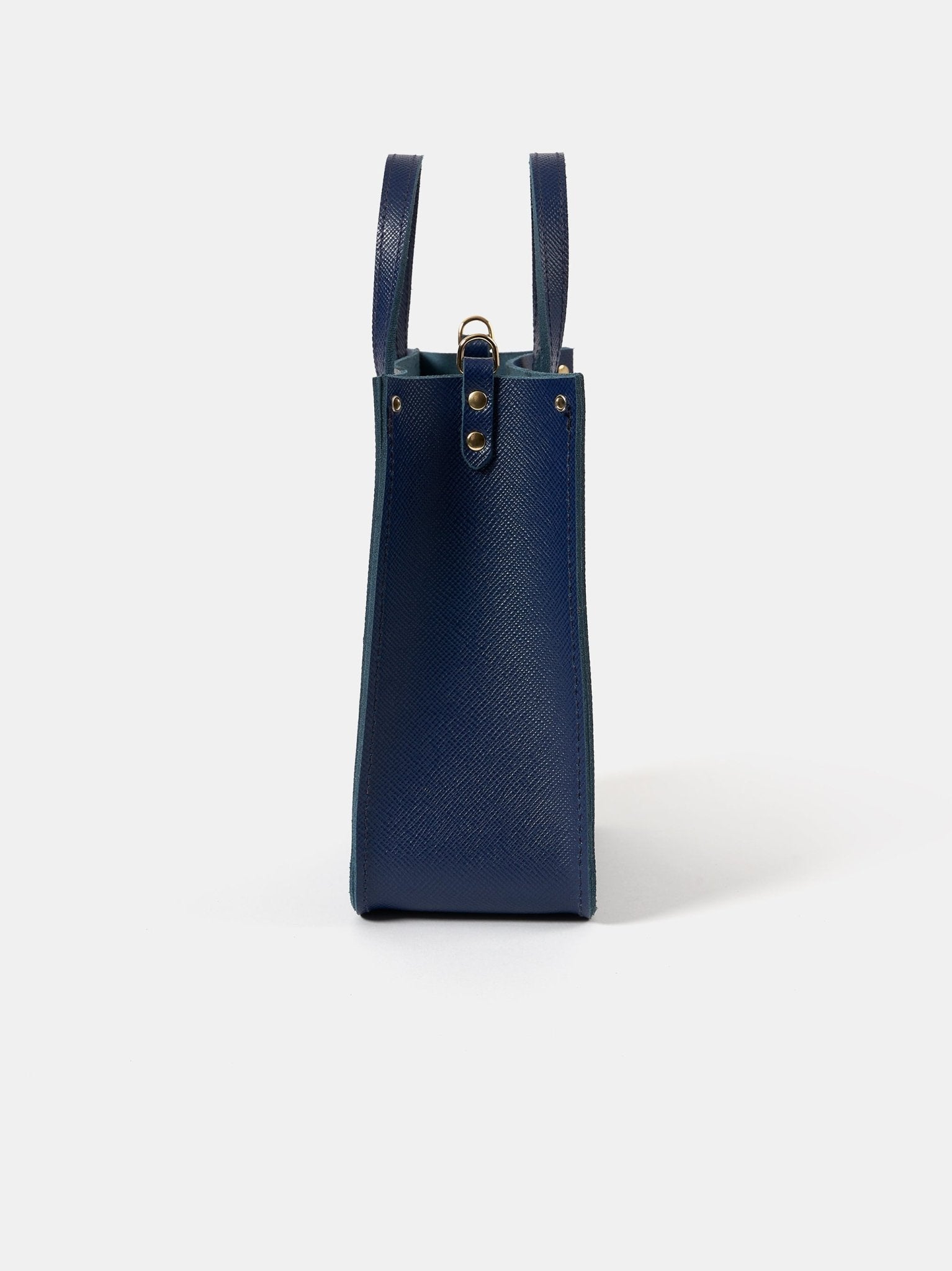 The Mini Tote - Blueberry Saffiano - Cambridge Satchel US Store