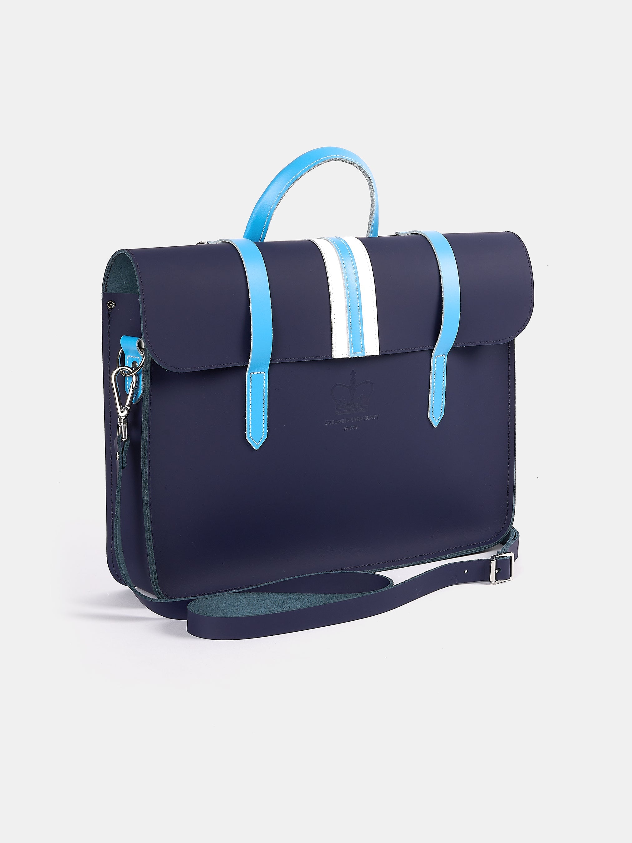 Music Laptop Bag - Midnight with Columbia University Stripe