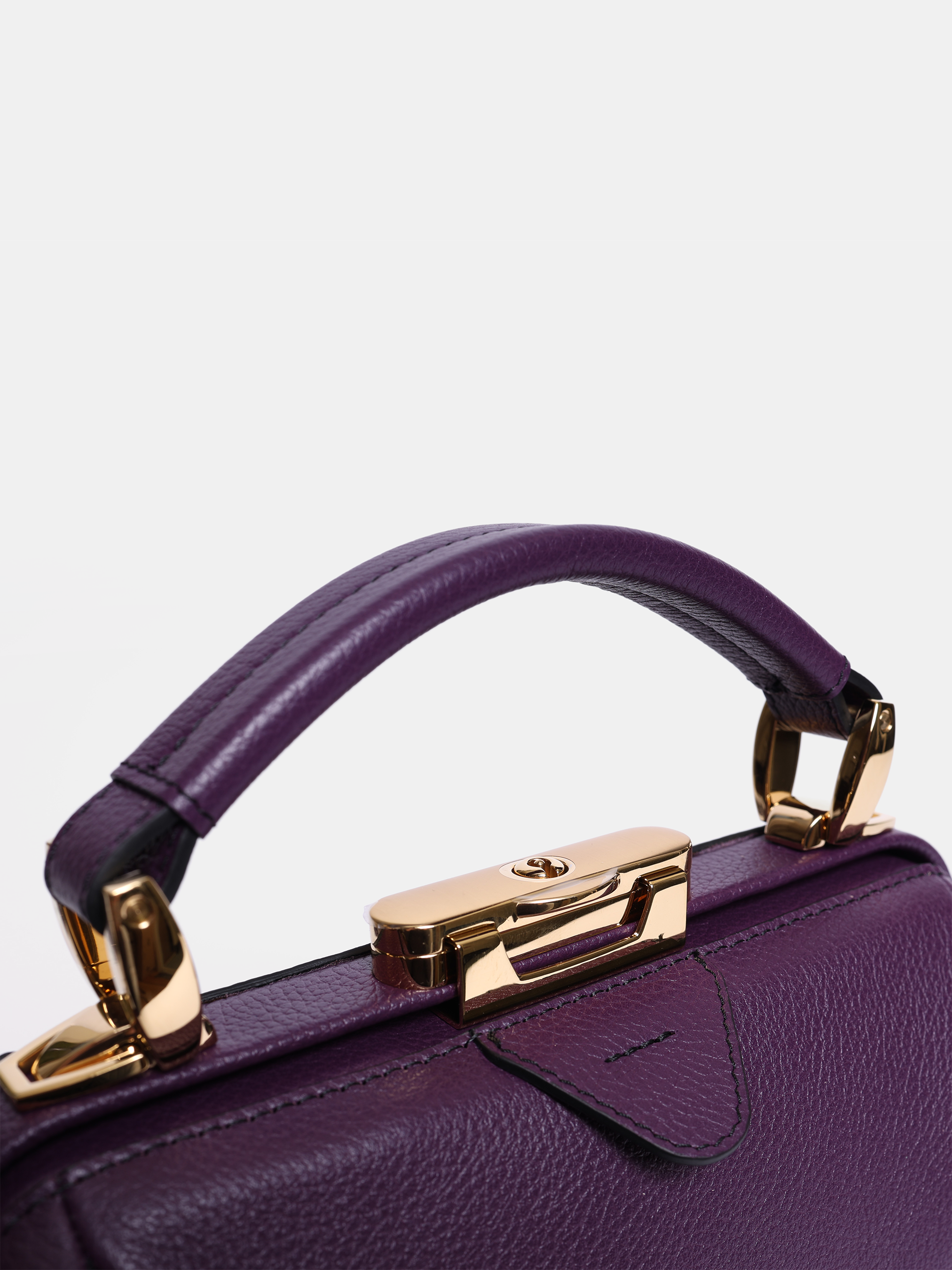 The Mini Sophie - Violet Calf Grain