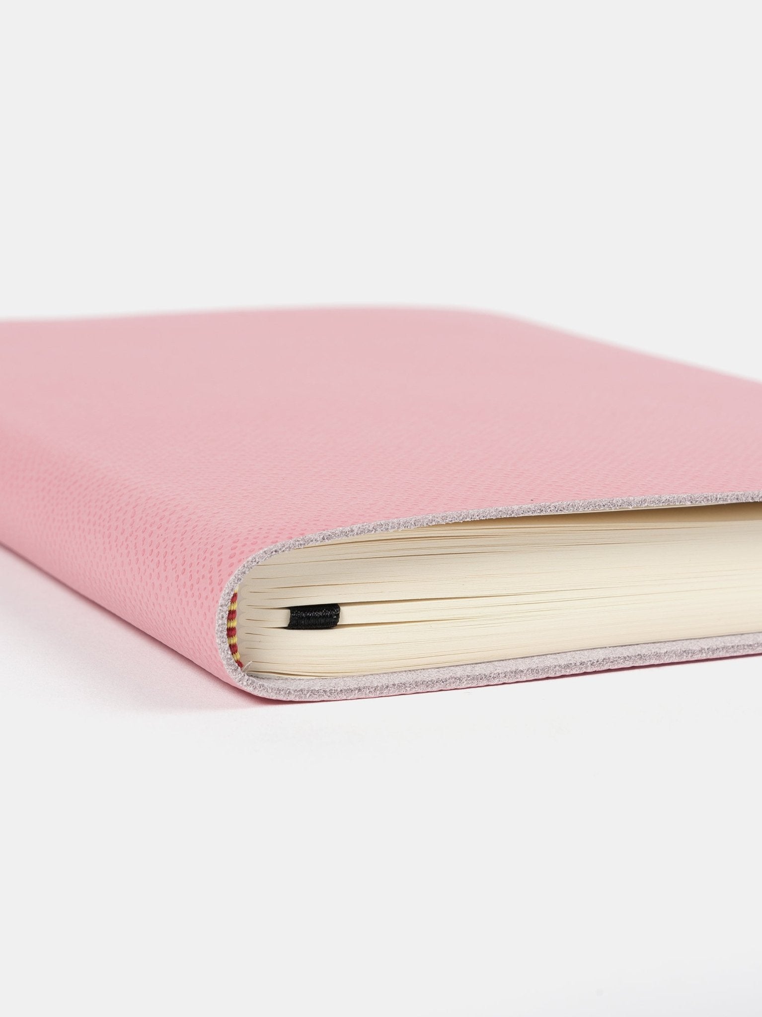 The A5 Notebook - Salmon Pink Saffiano - Cambridge Satchel