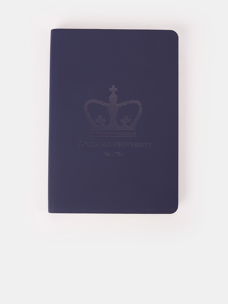 A5 Leather Notebook - Columbia University Midnight | Cambridge Satchel