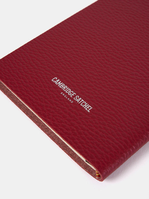 The A6 Notebook - Crimson Celtic Grain