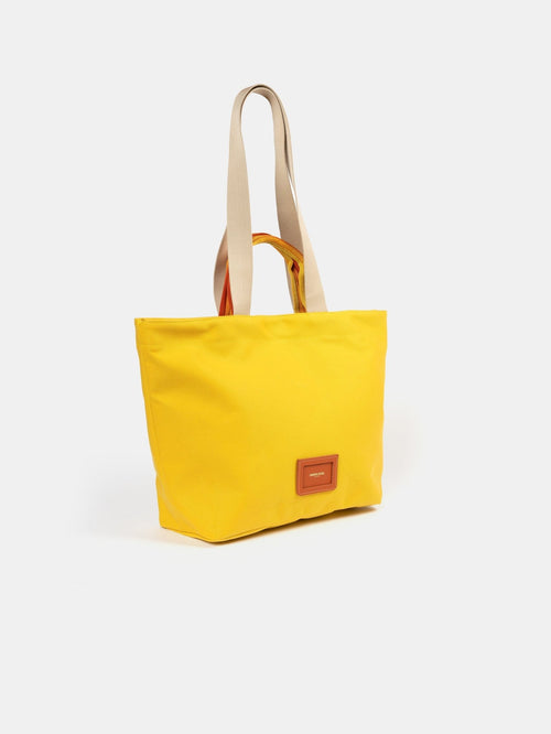 The Oversized Canvas Tote - Yellow - Cambridge Satchel US Store