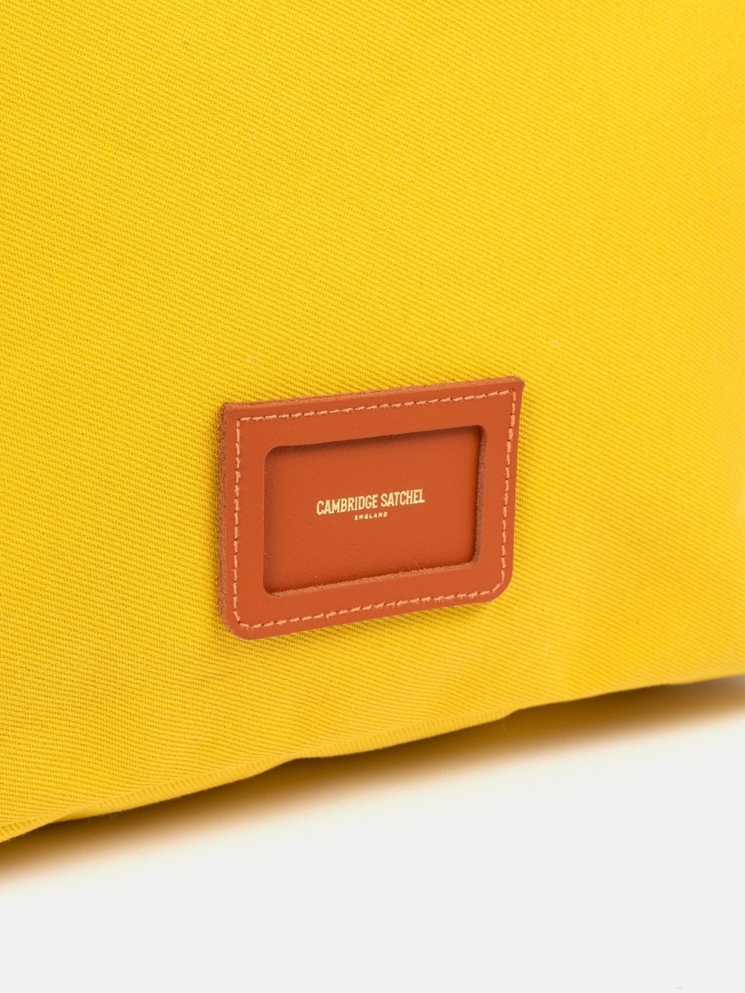 The Oversized Canvas Tote - Yellow - Cambridge Satchel US Store