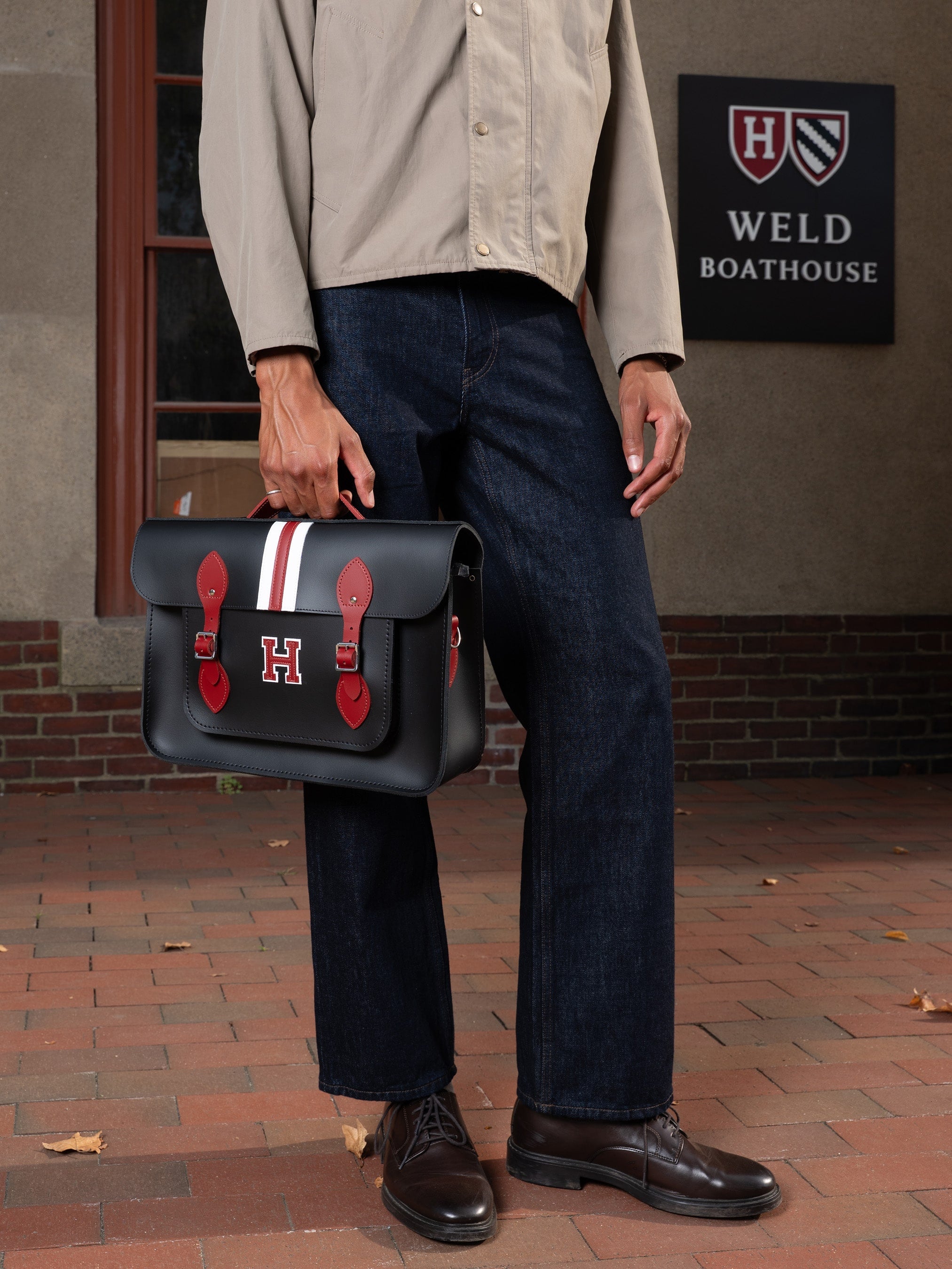【準新品】CAMBRIDGE SATCHEL 15インチ Black 15inch Batchel - Black | Cambridge Satchel