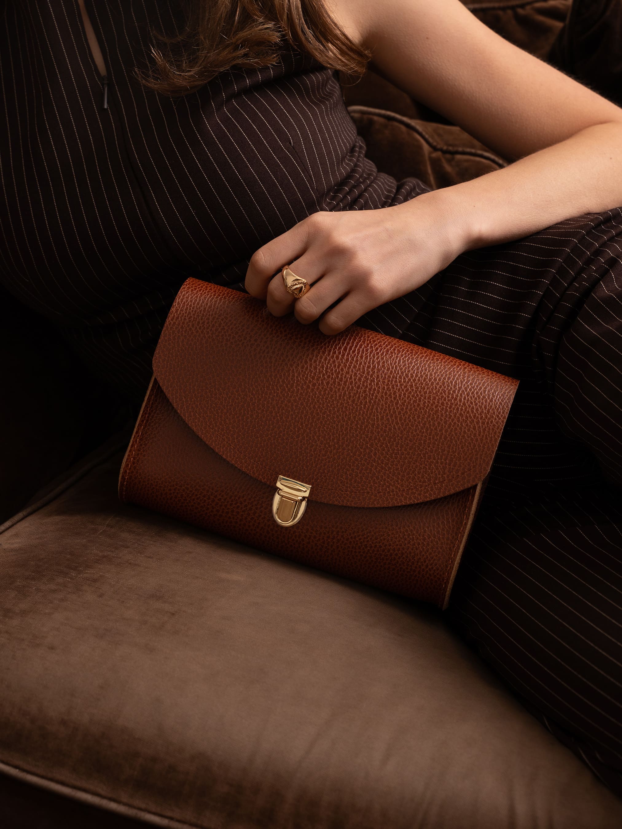 Pushlock Large Crossbody - Bay | Cambridge Satchel