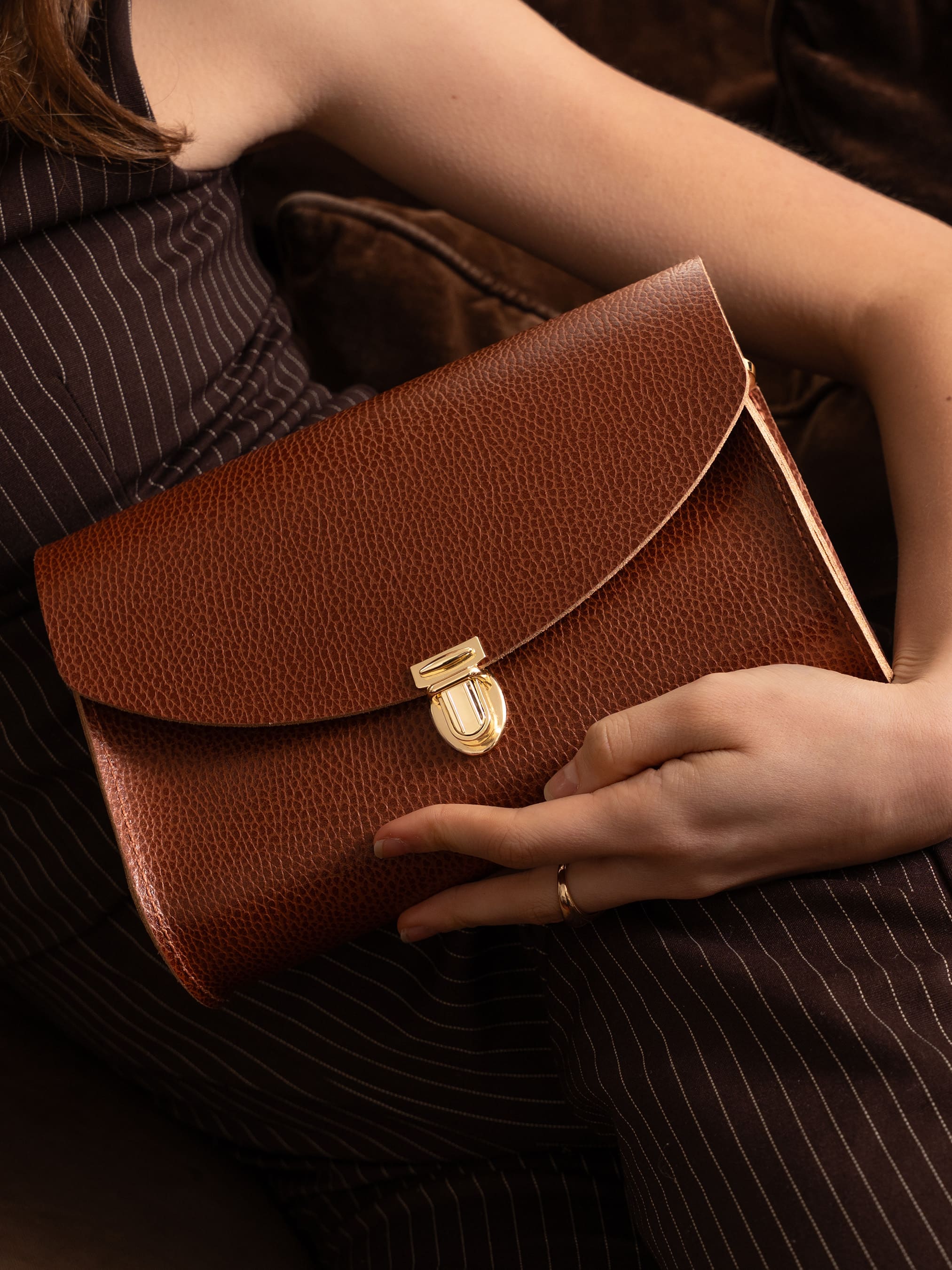 Pushlock Large Crossbody - Bay | Cambridge Satchel