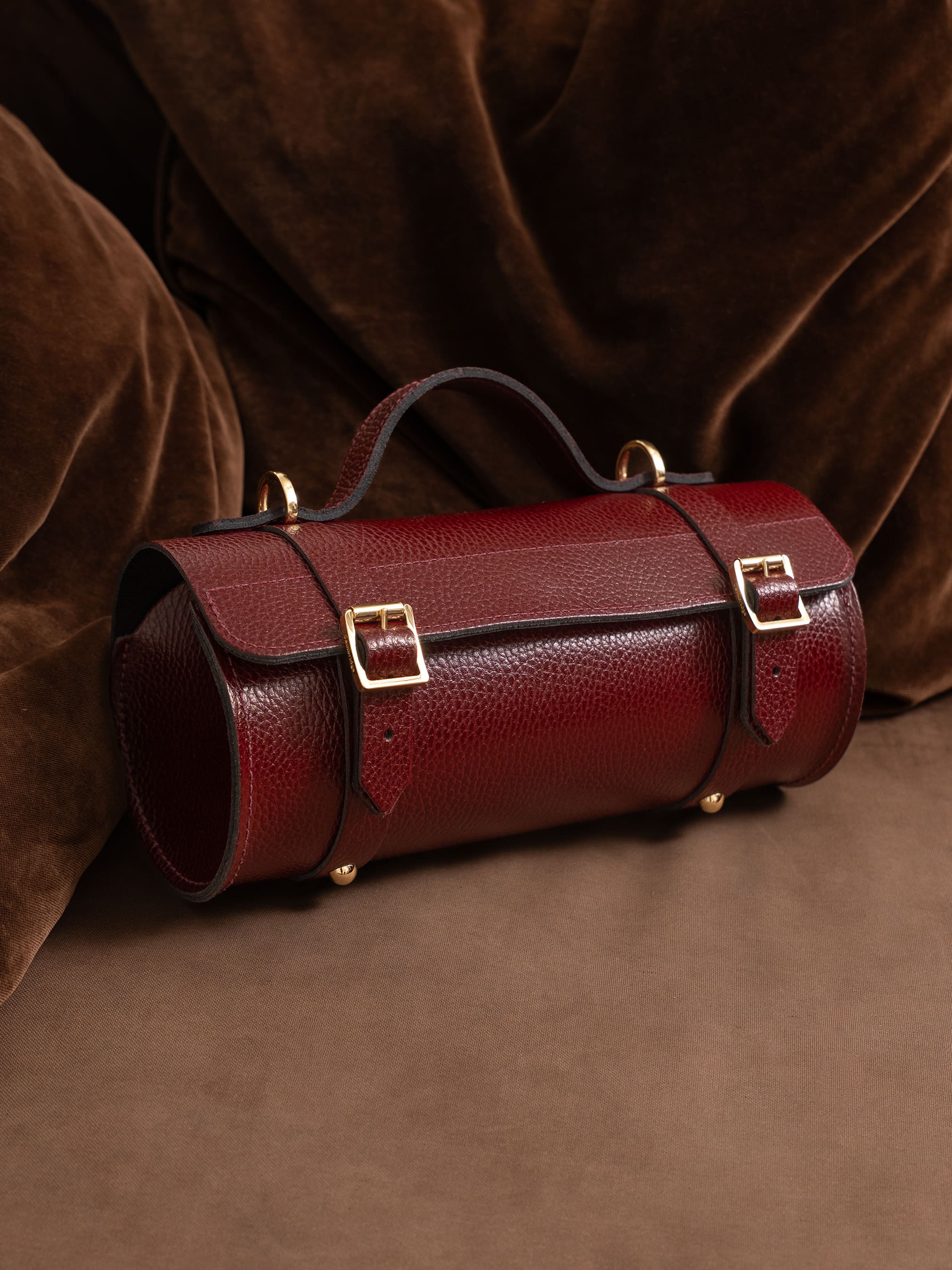 The Bowls Bag - Oxblood Celtic Grain