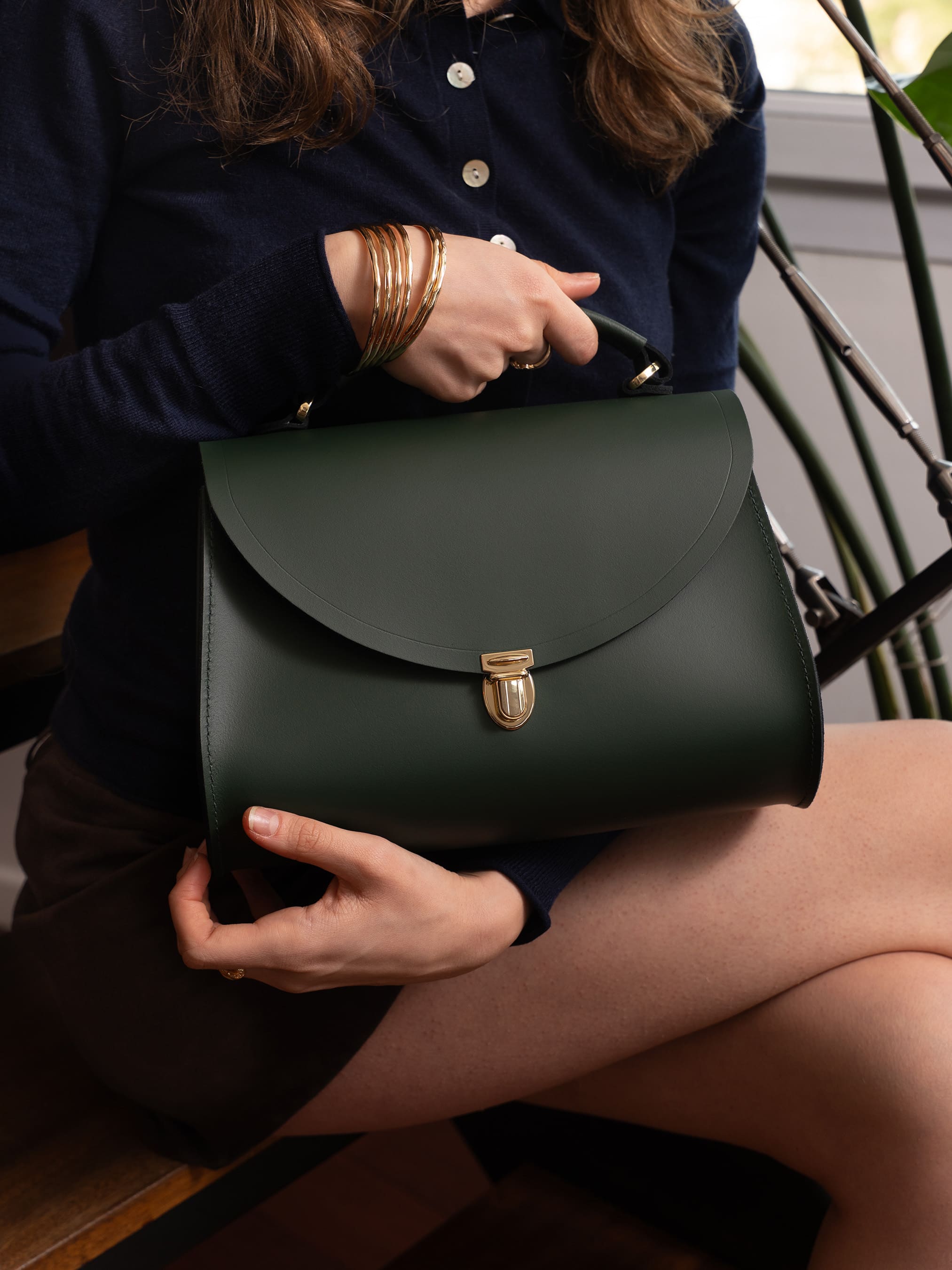 Poppy Handbag - Racing Green | Cambridge Satchel