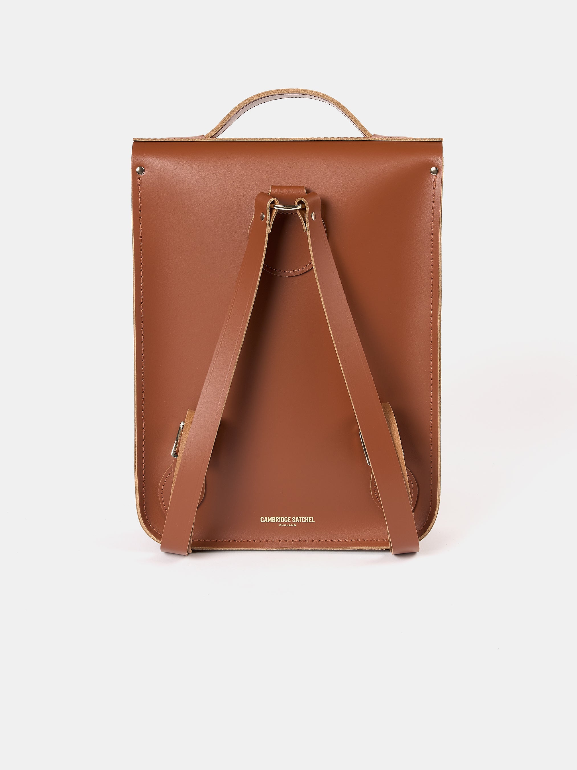 cambridge satchel company portrait backpack in leather Small The Leather Co. (INT'L) The Portrait Backpack is a happy marriage of elegance and versatility Portrait Backpack - Bay |