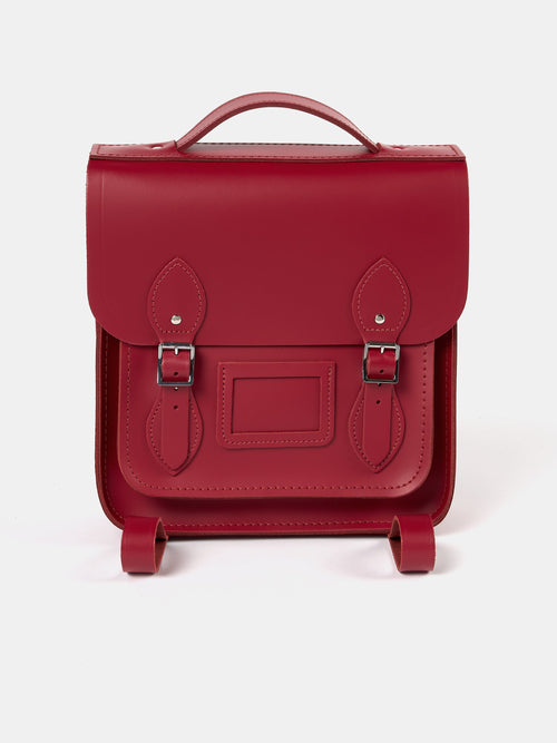 The Small Portrait Backpack - Crimson