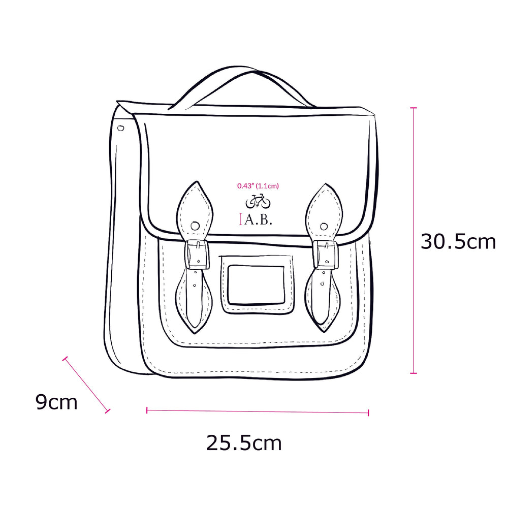 The Small Portrait Backpack - Oxblood - Cambridge Satchel US Store