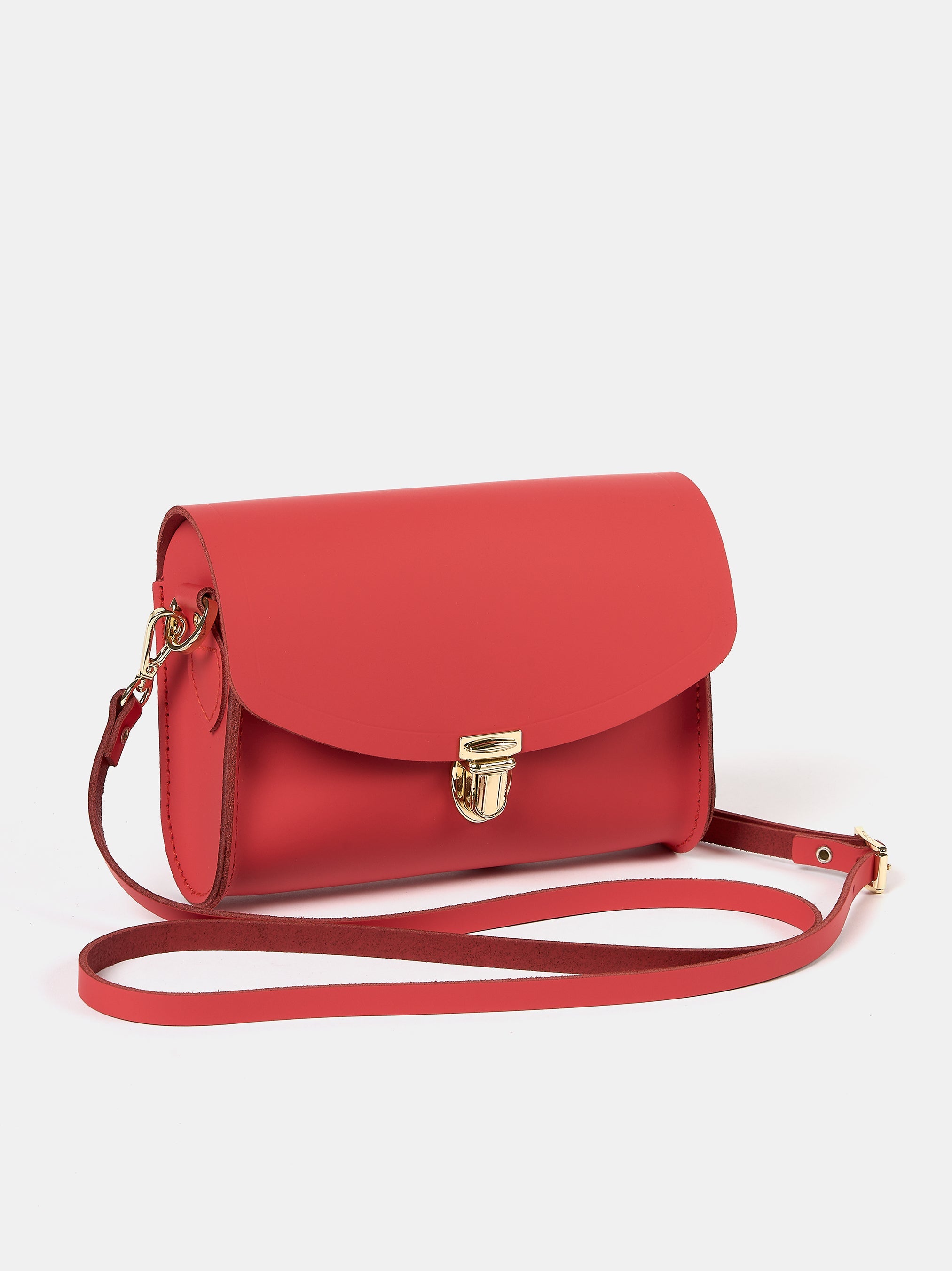 Pushlock Crossbody - Chilli Jam Matte | Cambridge Satchel