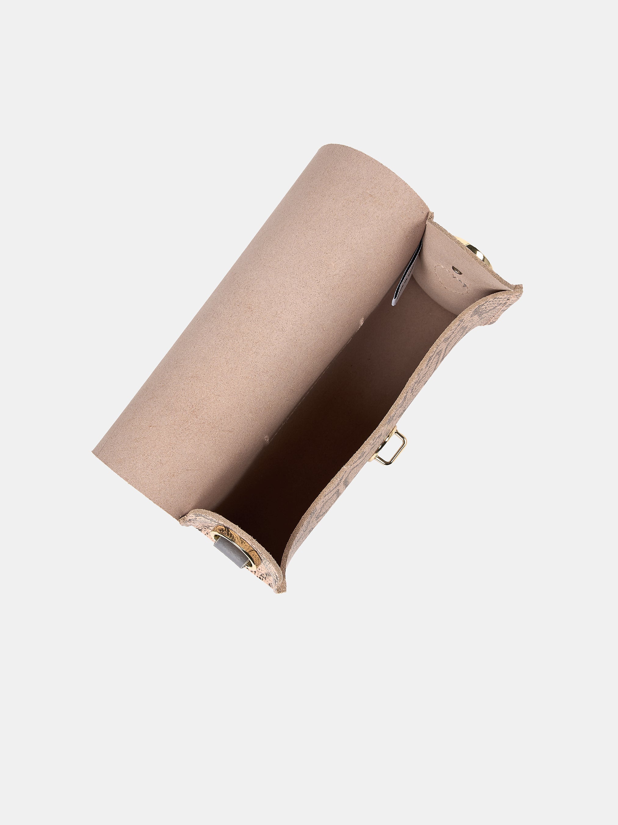 The Pushlock - Flax Matte Python & Slate Grey