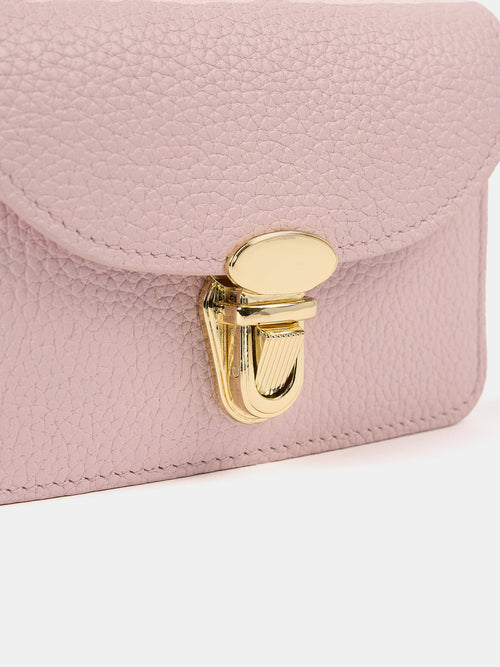 The Small Push Lock Purse - Strawberry Ice Cream