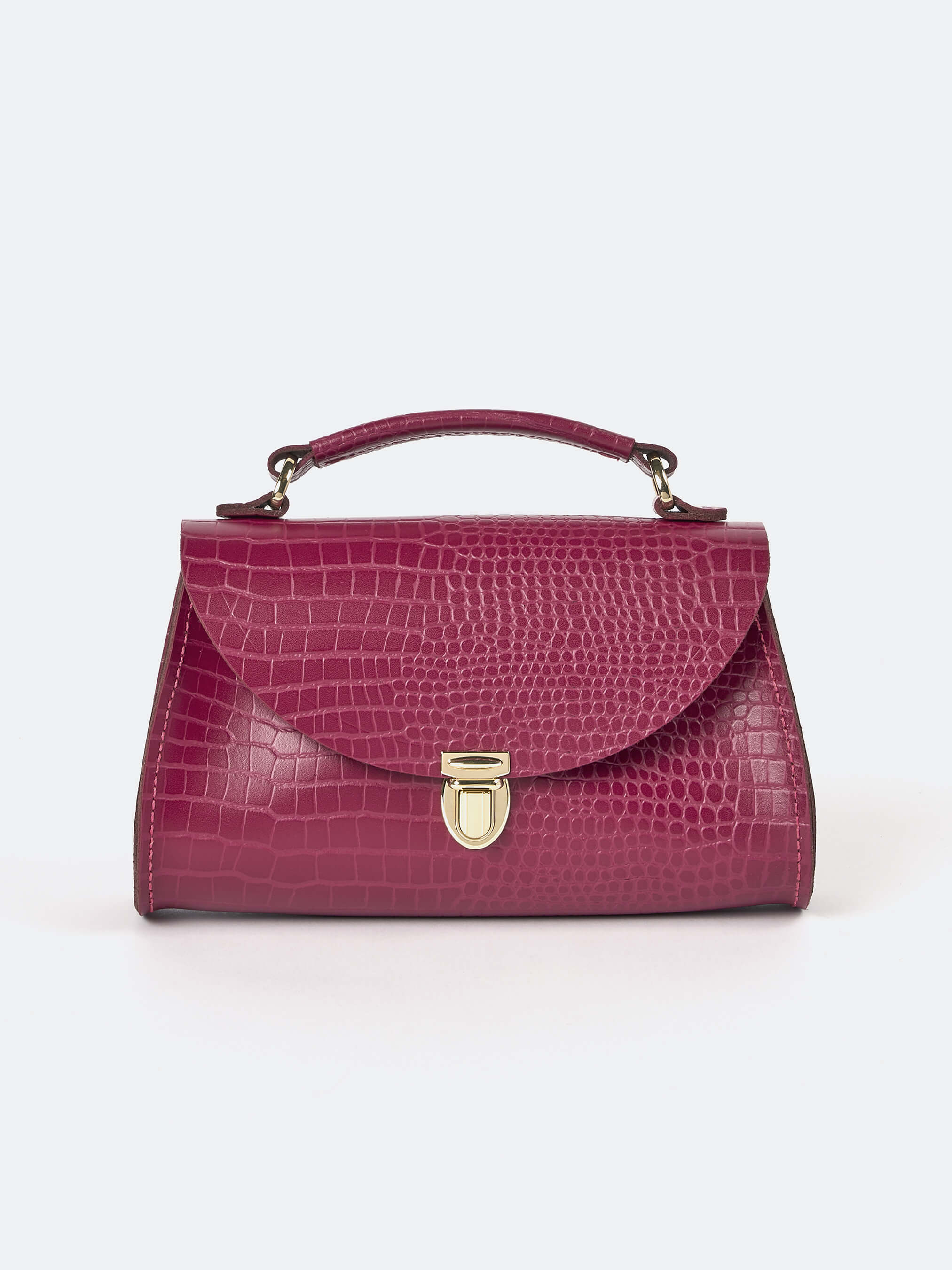 The Mini Poppy - Magenta Croc