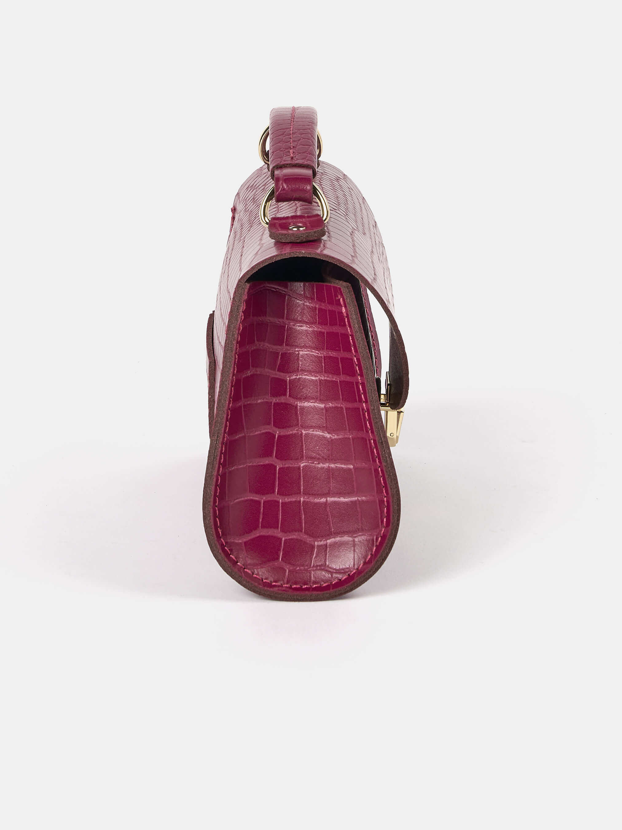 The Mini Poppy - Magenta Croc