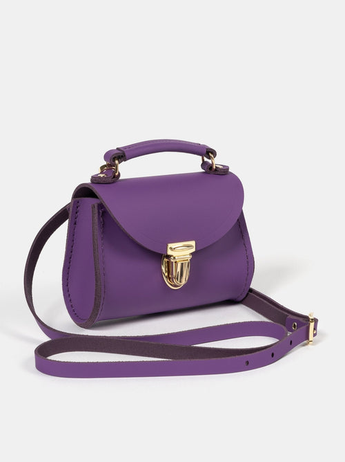 The Micro Poppy - Purple Sapphire Matte - Cambridge Satchel