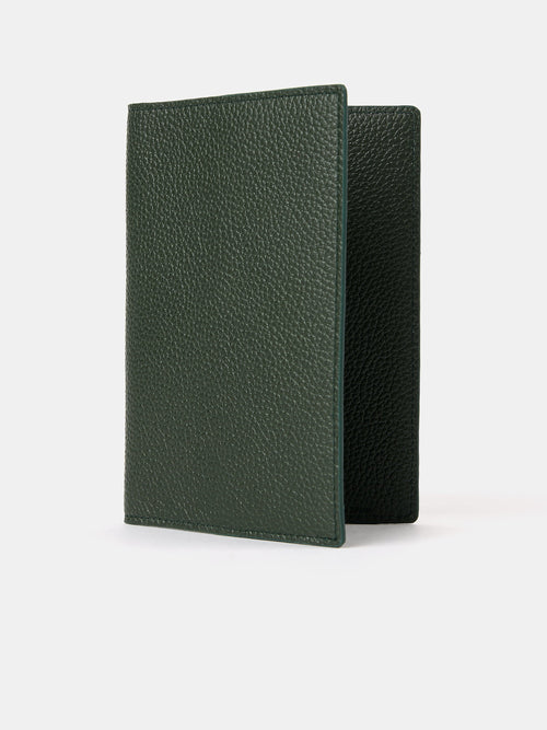 The Passport Cover - Ivy Madras Grain with Tartan