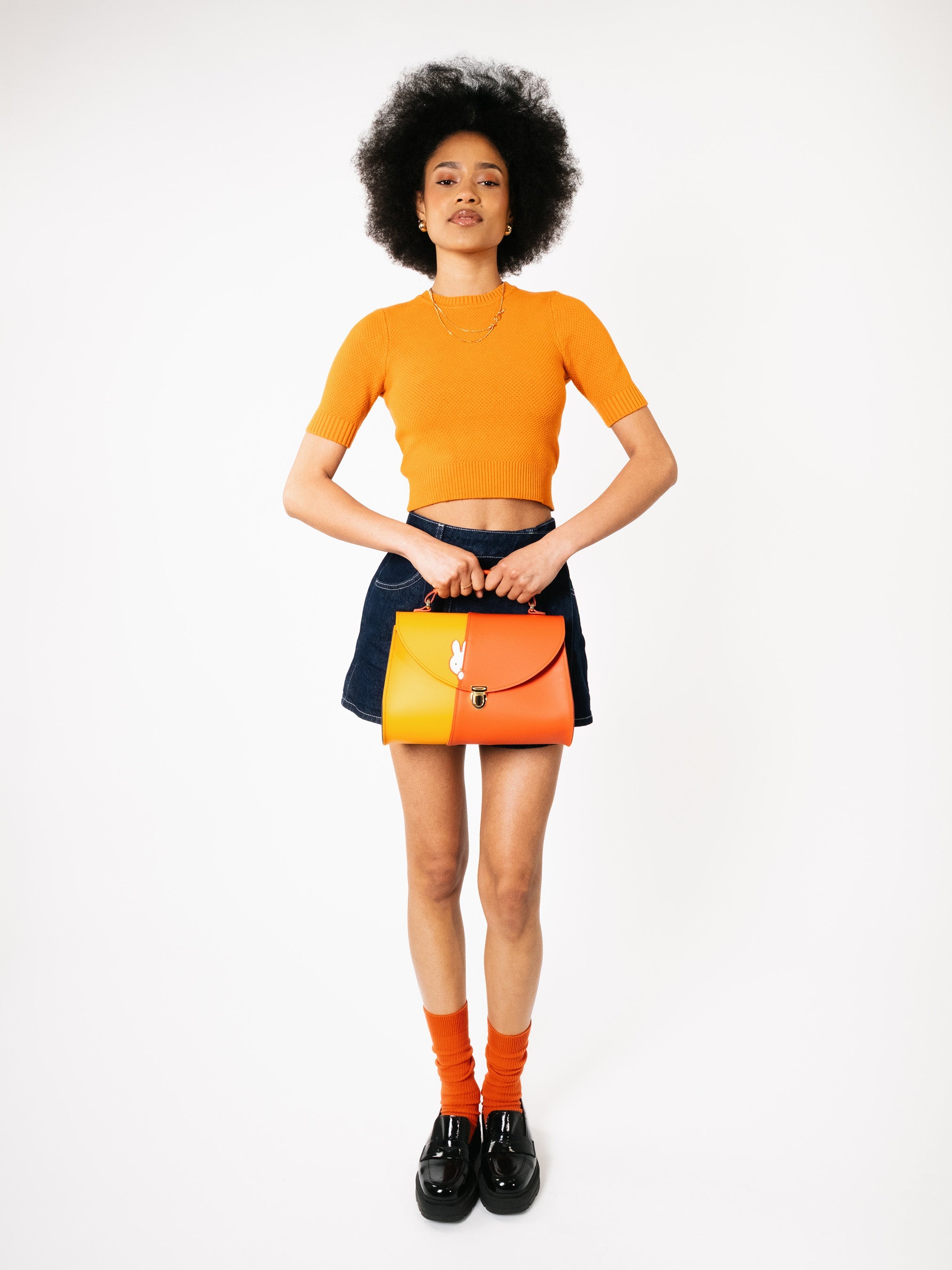 The Hiding Miffy Poppy - Carrot Orange | Cambridge Satchel