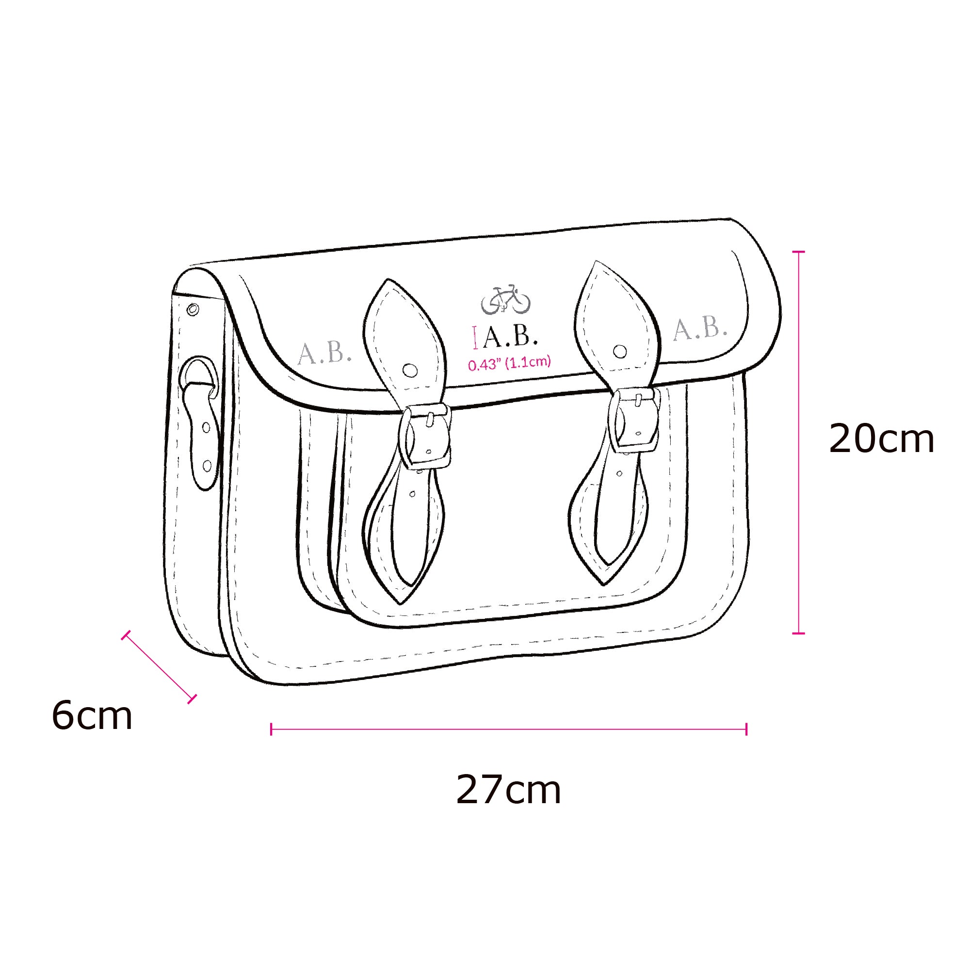 11inch Satchel - Vanilla | Cambridge Satchel