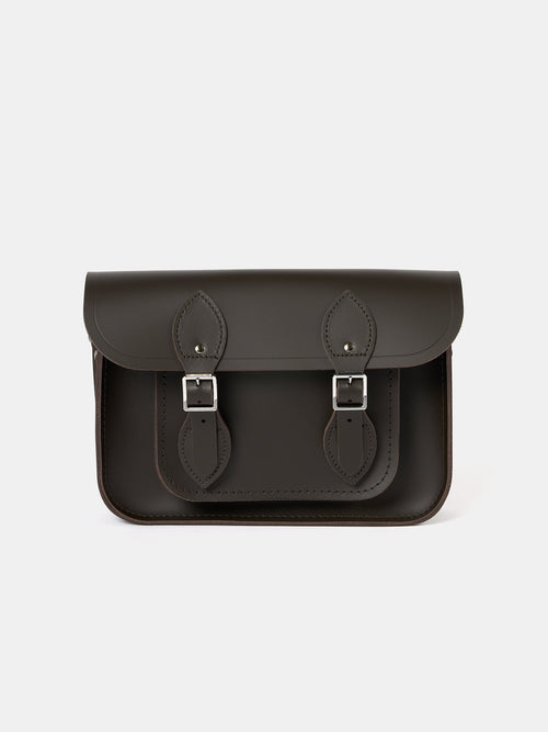 The 11 Inch Satchel - Dark Brown