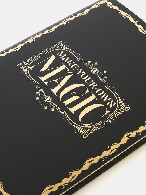 The A5 Notebook - Black with Gold Foiling