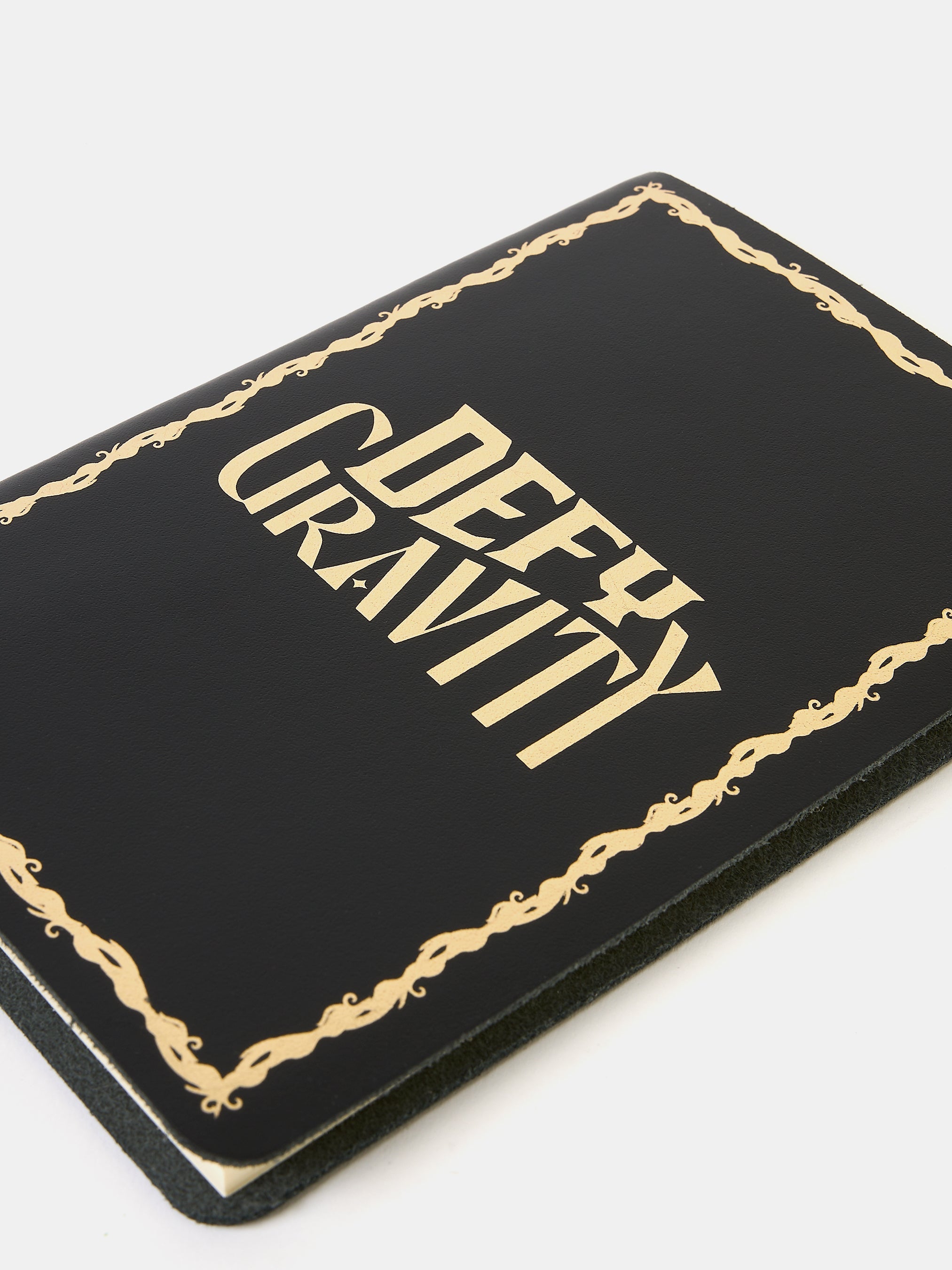 The A6 Notebook - Black with Gold Foiling