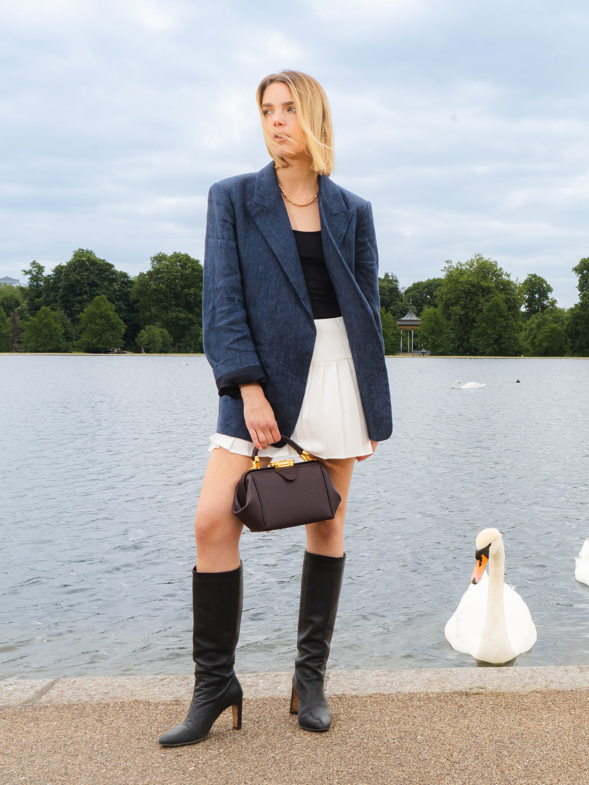 Little Satchel - Wicked Green and Popular Pink | Cambridge Satchel