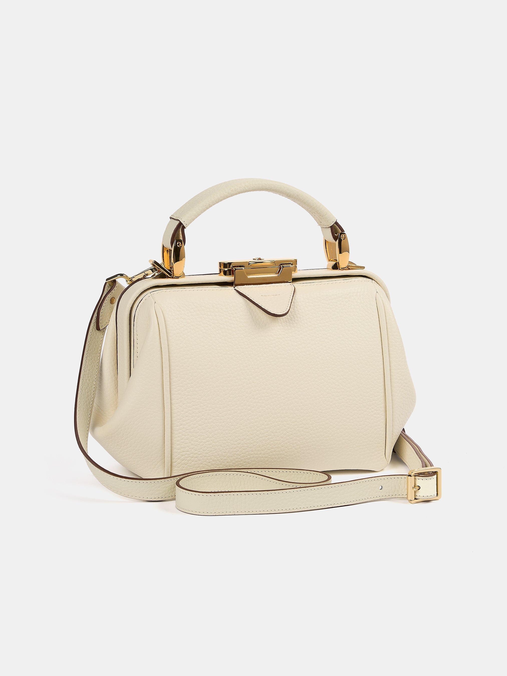 The Mini Sophie - Cream Calf Grain