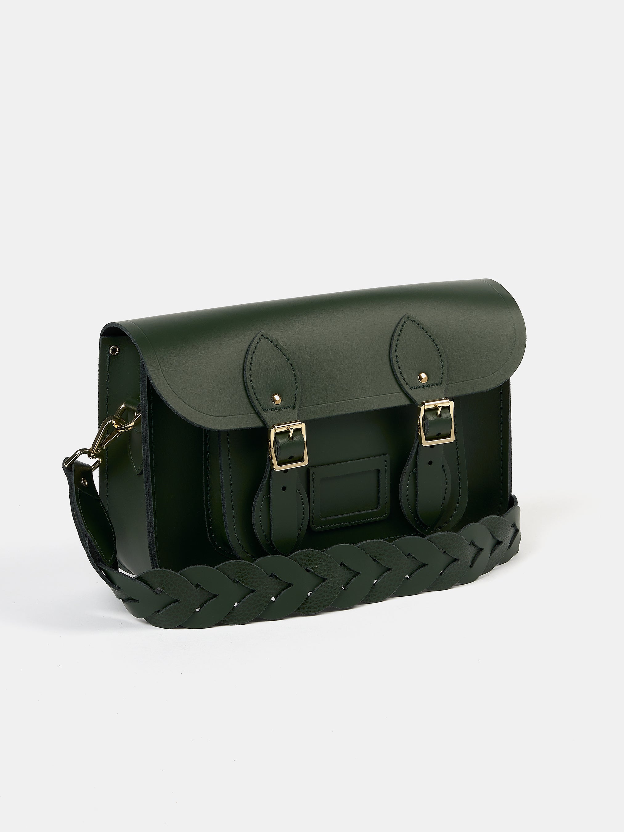 The Satchel Shoulder Bag - Racing Green