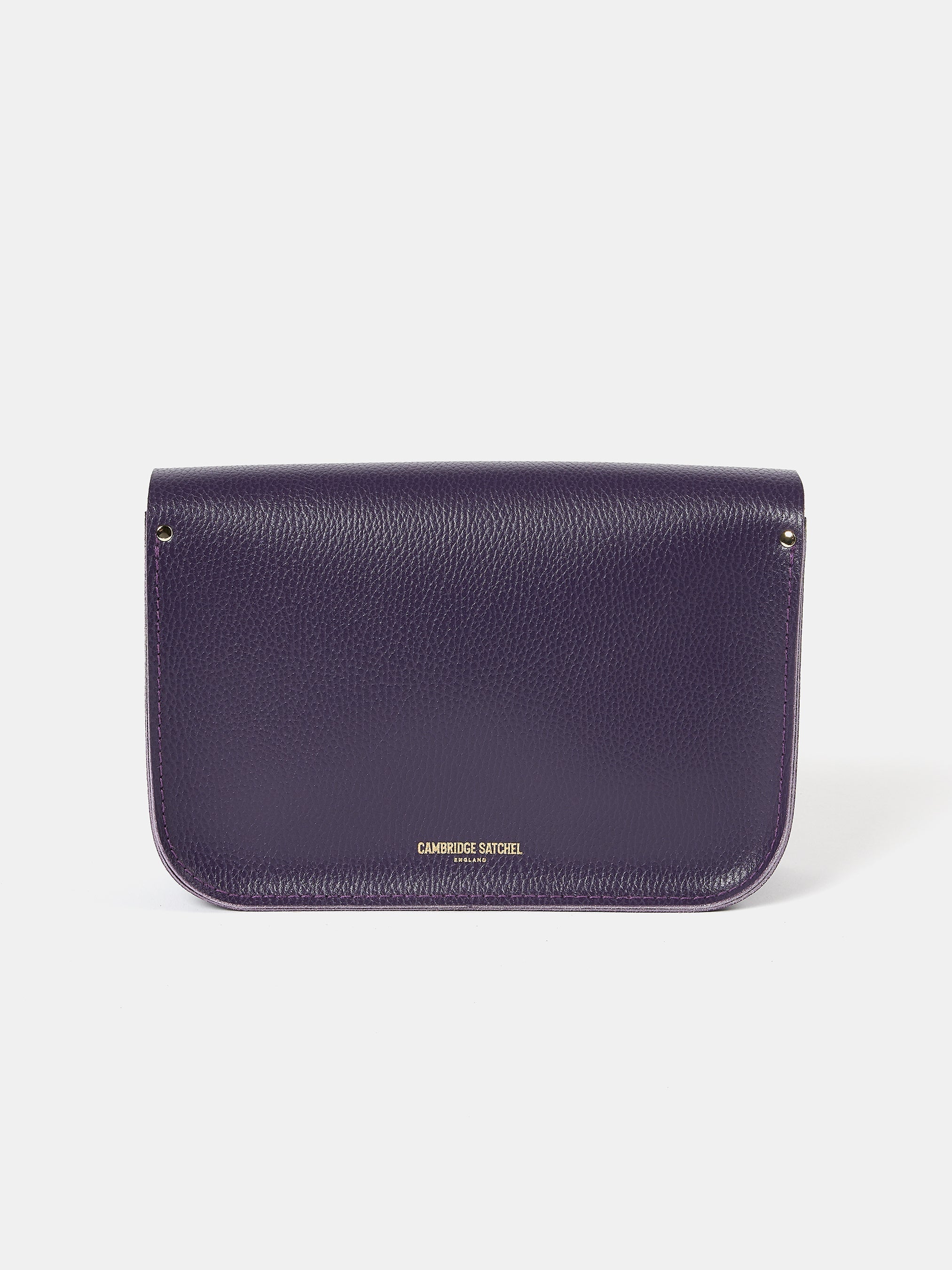 The Satchel Shoulder Bag - Deep Purple Celtic Grain