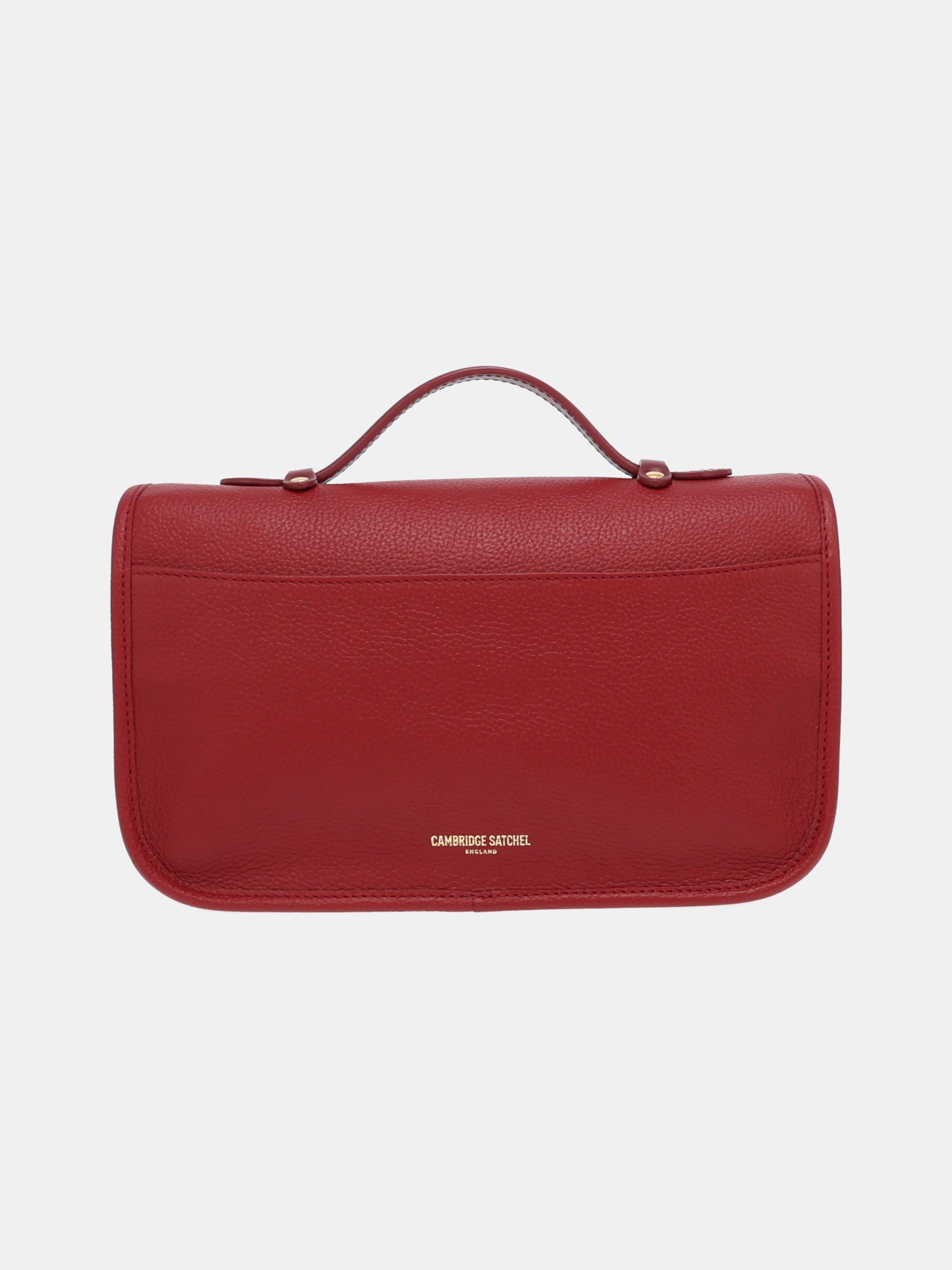 The Soft Satchel - Cherry Red