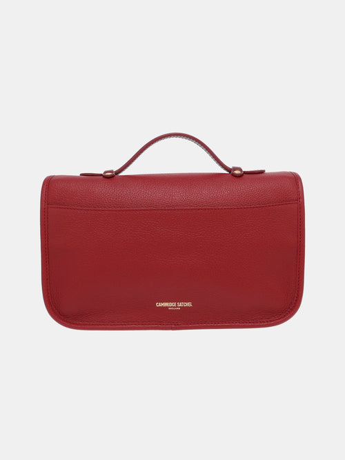 The Soft Satchel - Cherry Red