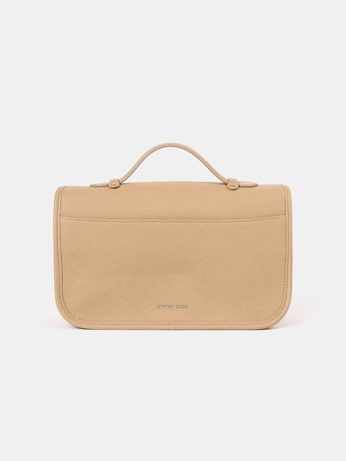 The Soft Satchel - Latte Calf Grain
