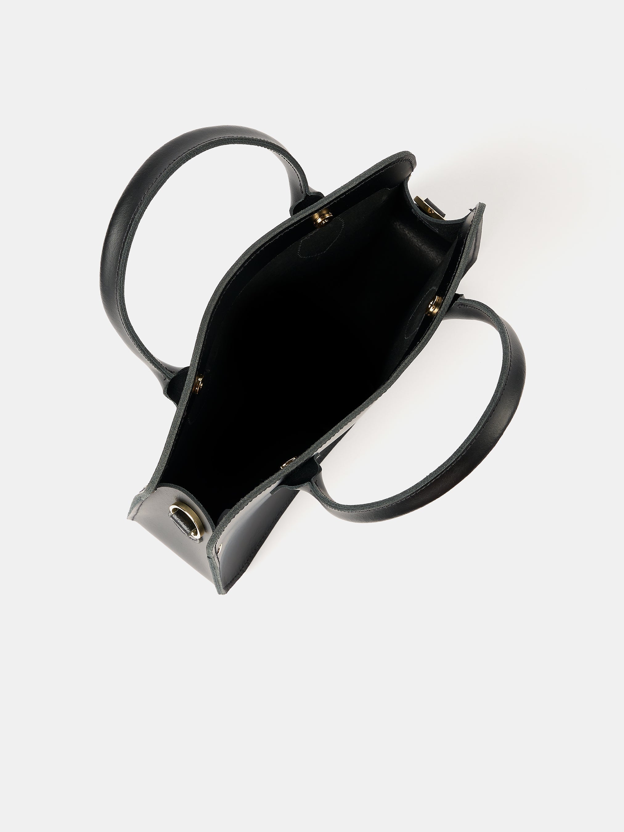 cambridge small black leather backpack The Mini Work Bag - Black | Leather Briefcase