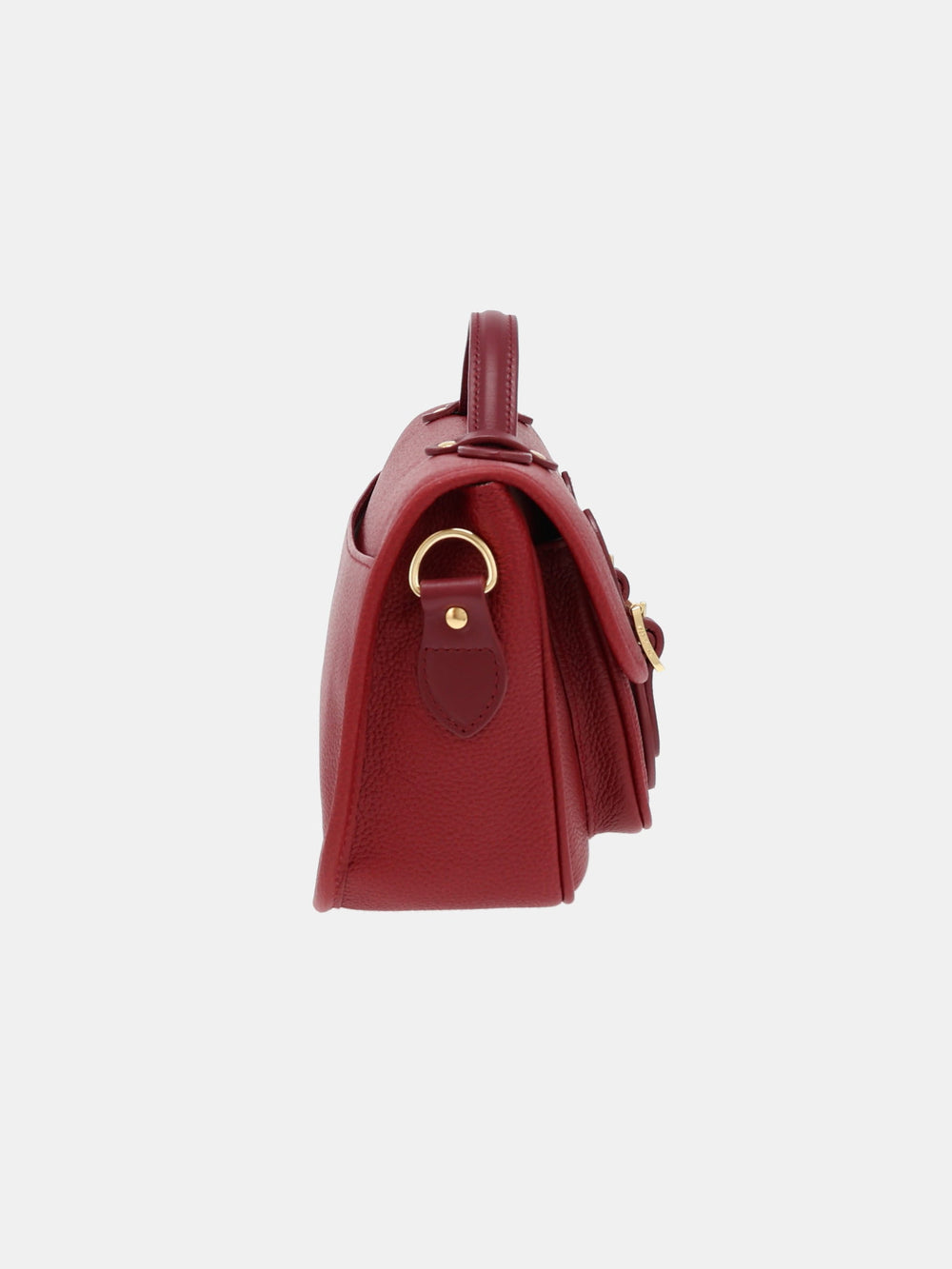 The Soft Satchel - Cherry Red