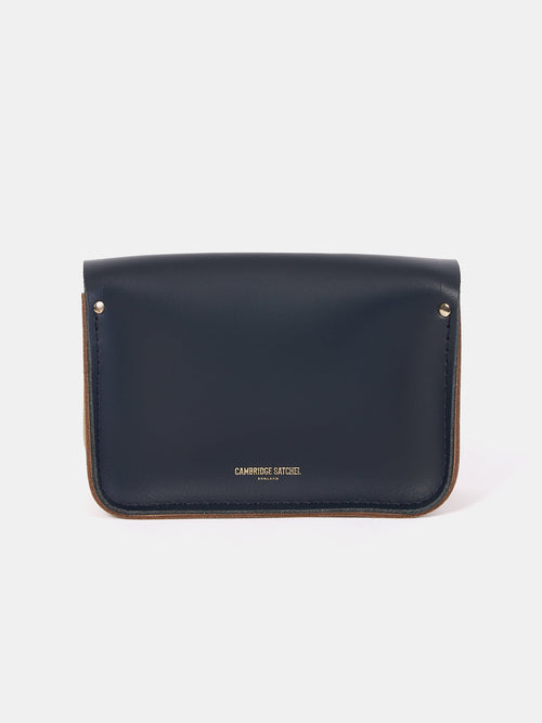 The Little One - Mushroom, Navy & Red Patent