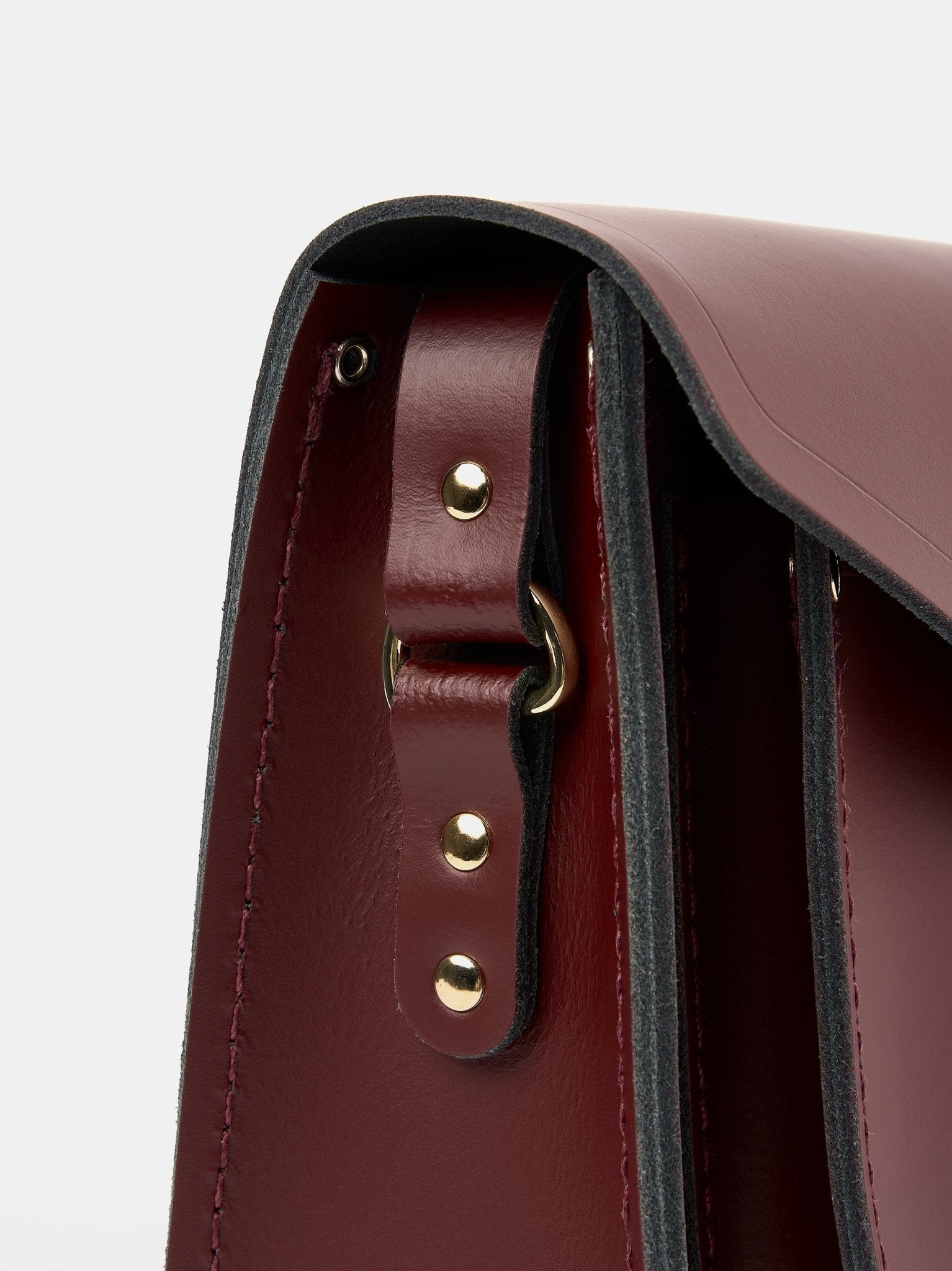 The Twist Lock Satchel - Oxblood - Cambridge Satchel US Store