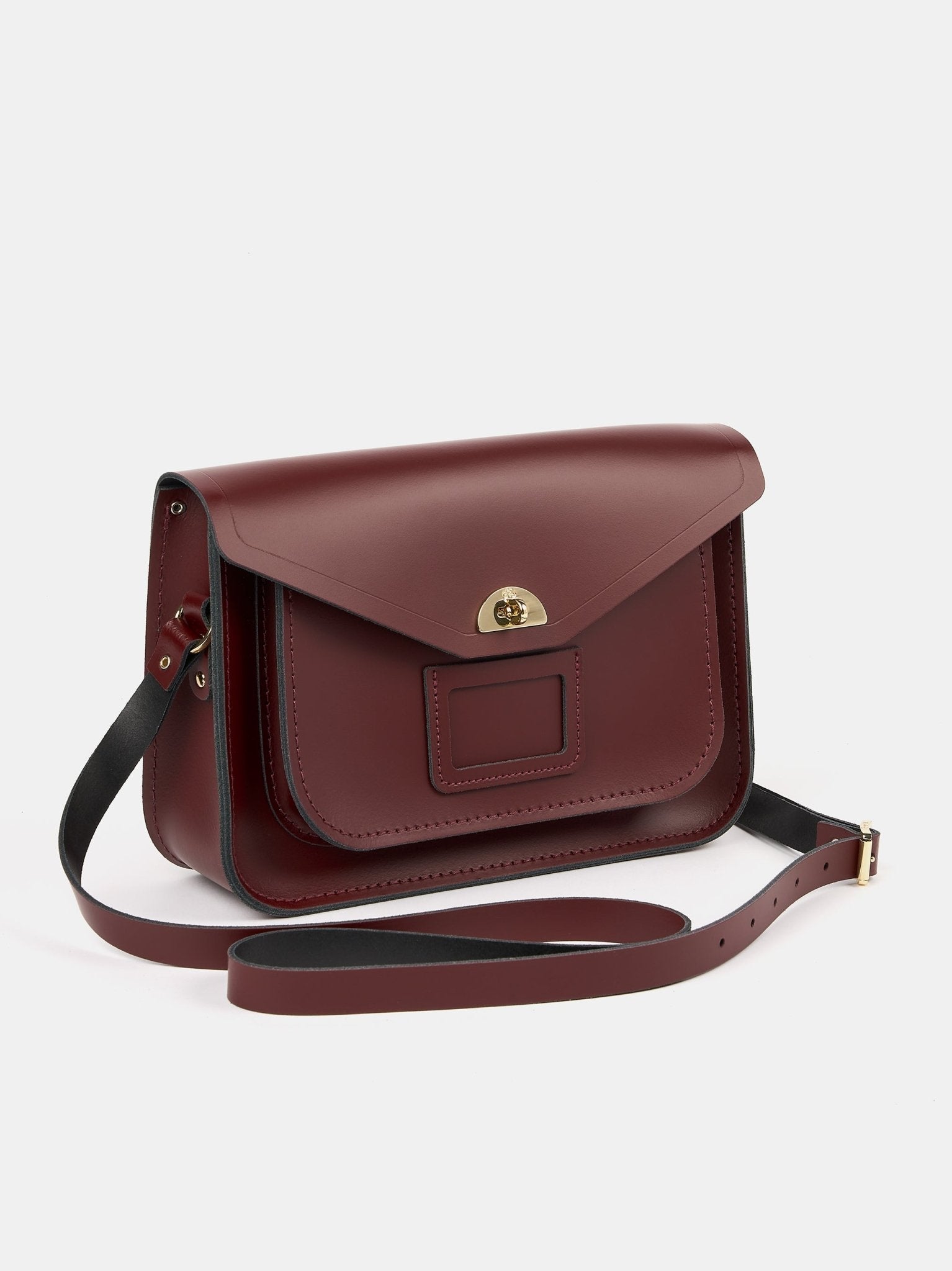 The Twist Lock Satchel - Oxblood - Cambridge Satchel US Store