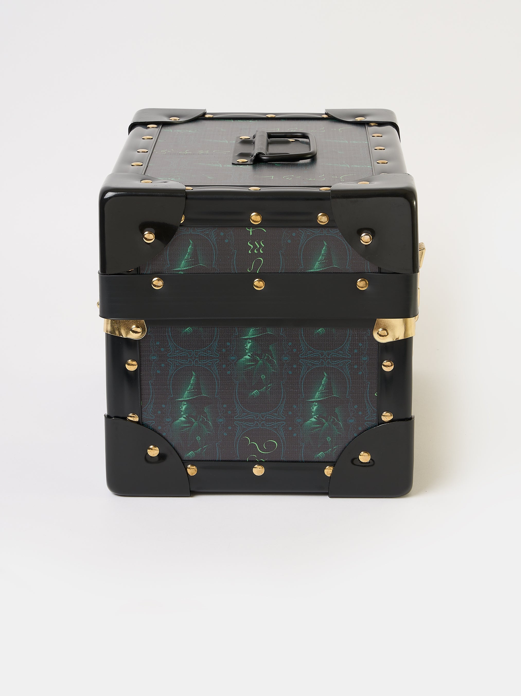 The Mini Trunk - Black with Elphaba Repeat Print