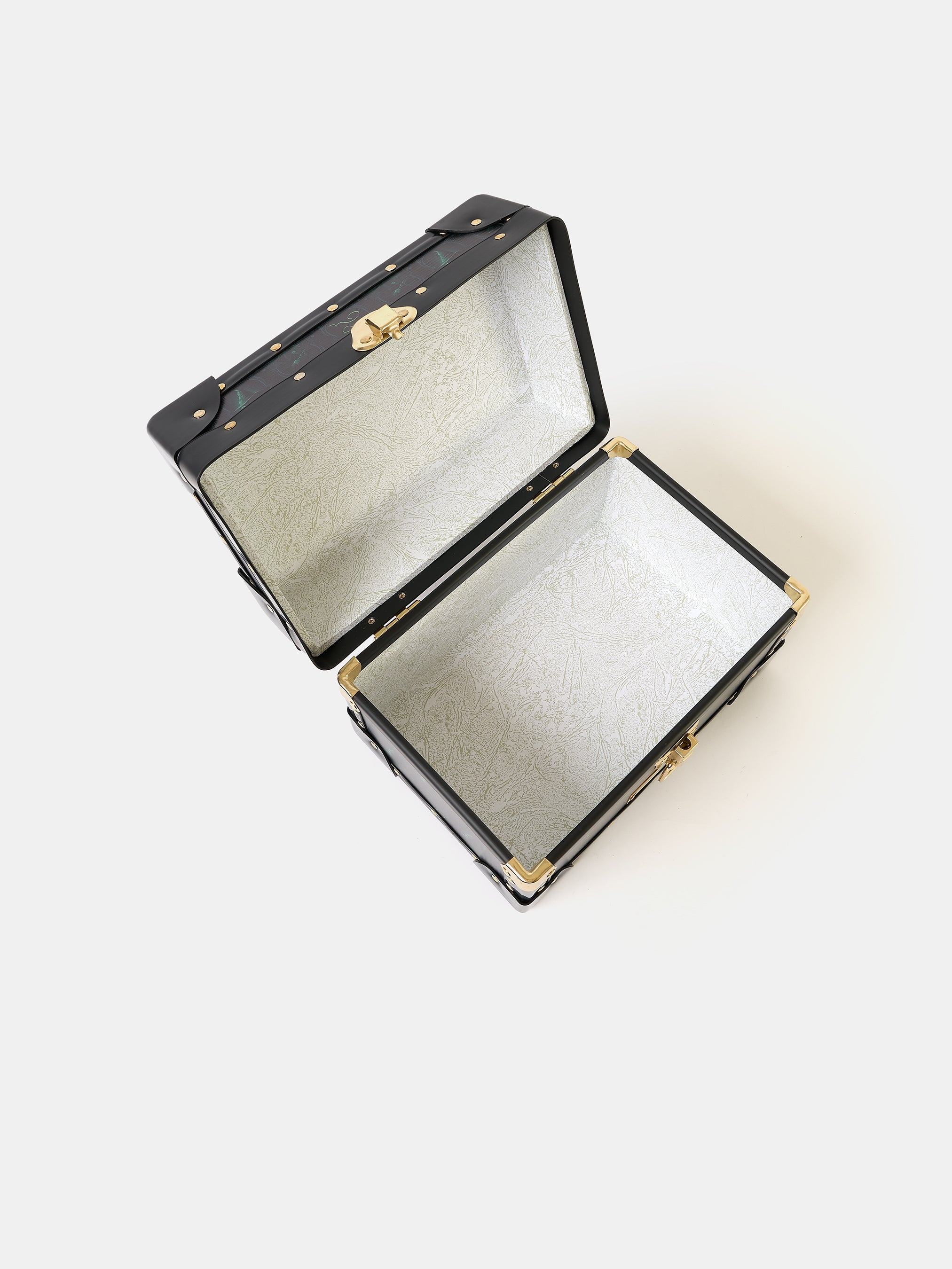 The Mini Trunk - Black with Elphaba Repeat Print